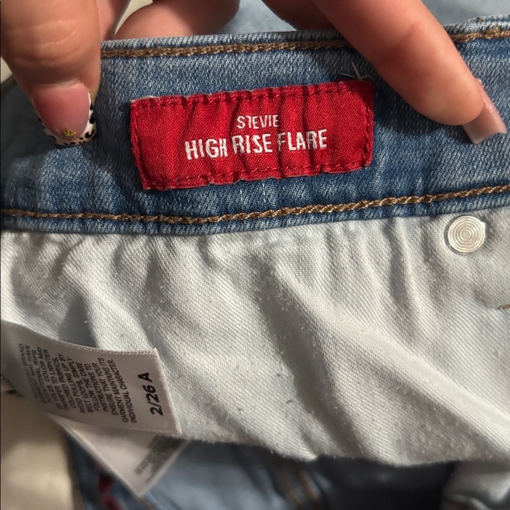Lucky Brand Sky Blue Flare Jeans - Picture 10 of 10